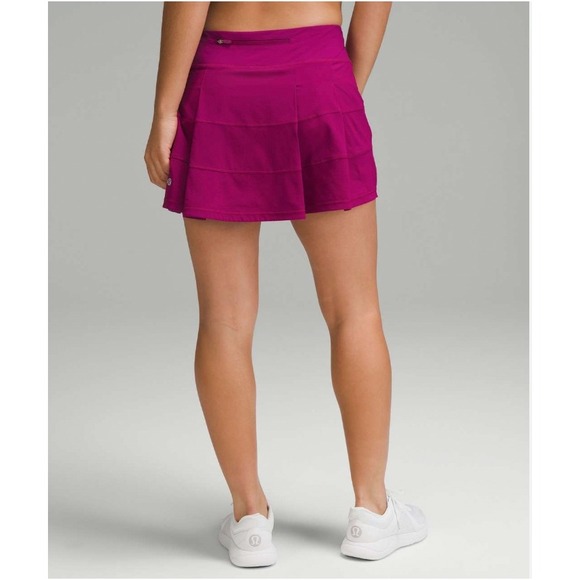 Lululemon Pace Rival Mid-Rise Skirt Ripened Raspberry Built-In Shorts, Size 10 - Picture 8 of 8